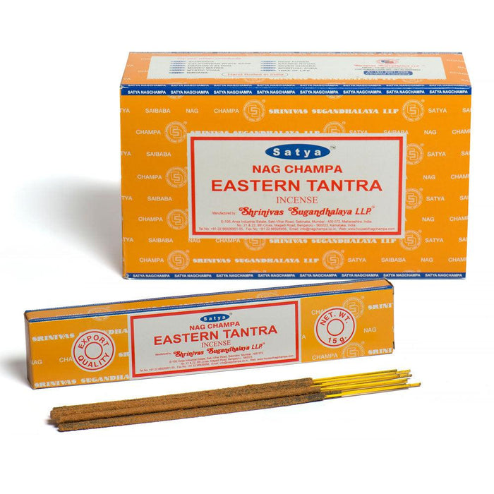 12 Packs of Eastern Tantra Incense Sticks by Satya