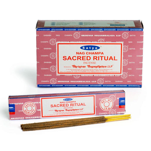 12 Packs of Sacred Ritual Incense Sticks by Satya
