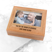 Personalised Wooden Photo Box - Myhappymoments.co.uk