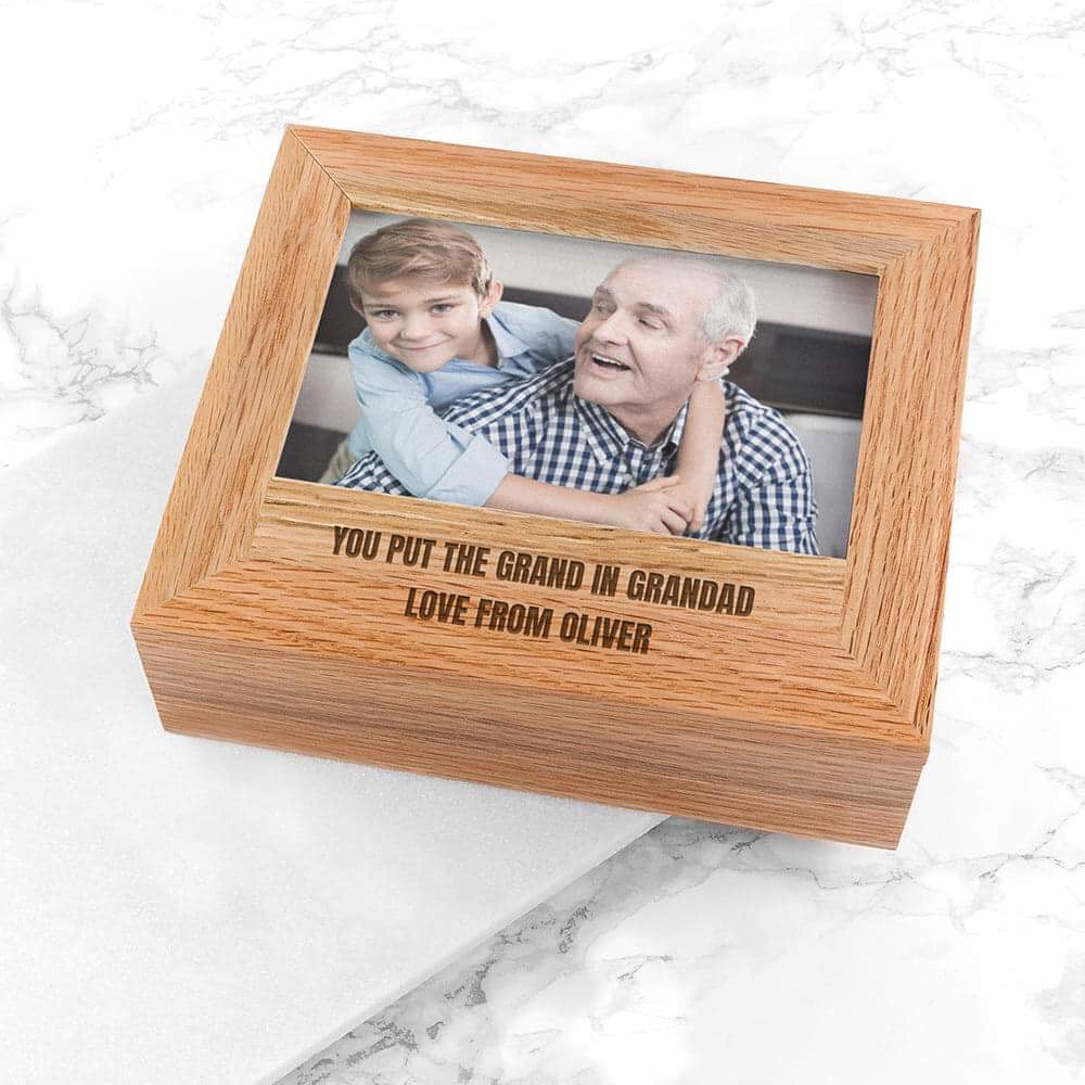 Personalised Wooden Photo Box