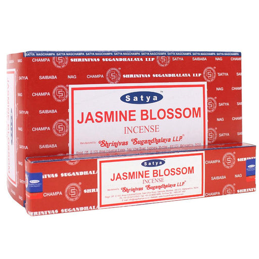 12 Packs of Jasmine Blossom Incense Sticks by Satya