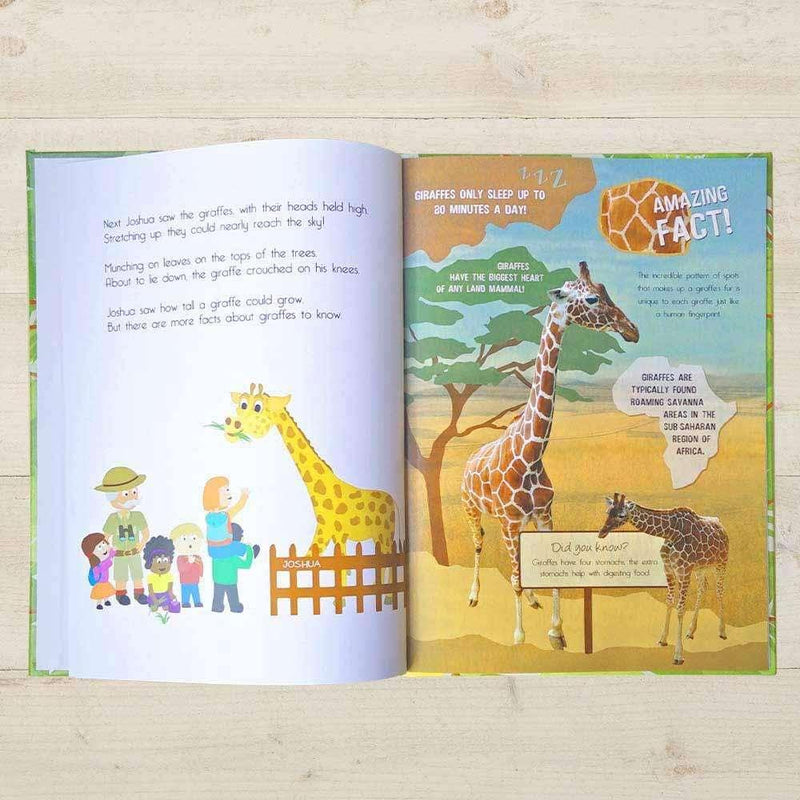 Personalised Your Day at the Zoo Book - Myhappymoments.co.uk
