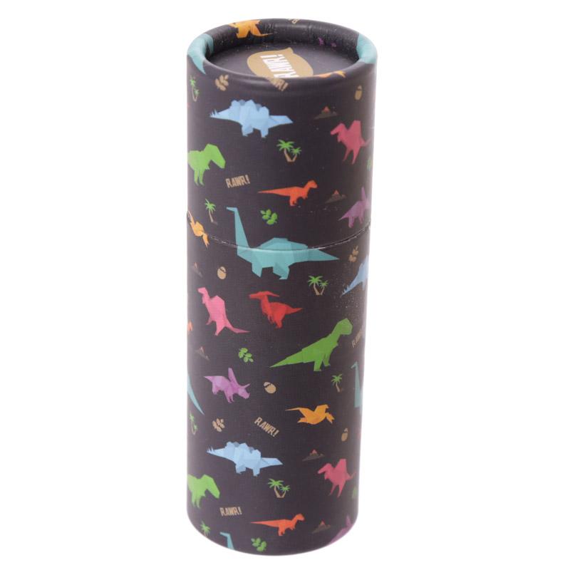 RAWR Dinosaur Pencil Pot with Colouring Pencils