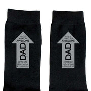 Personalised Awesome Dad Men's Socks - Myhappymoments.co.uk