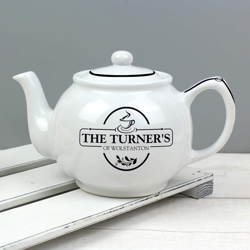Personalised Full of Love Teapot - Myhappymoments.co.uk