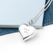 Personalised 925 Sterling Silver Heart Necklace