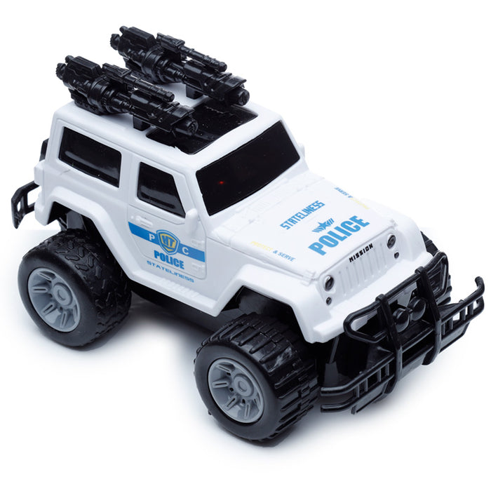 Friction 4x4 Police Car Light & Sound Toy