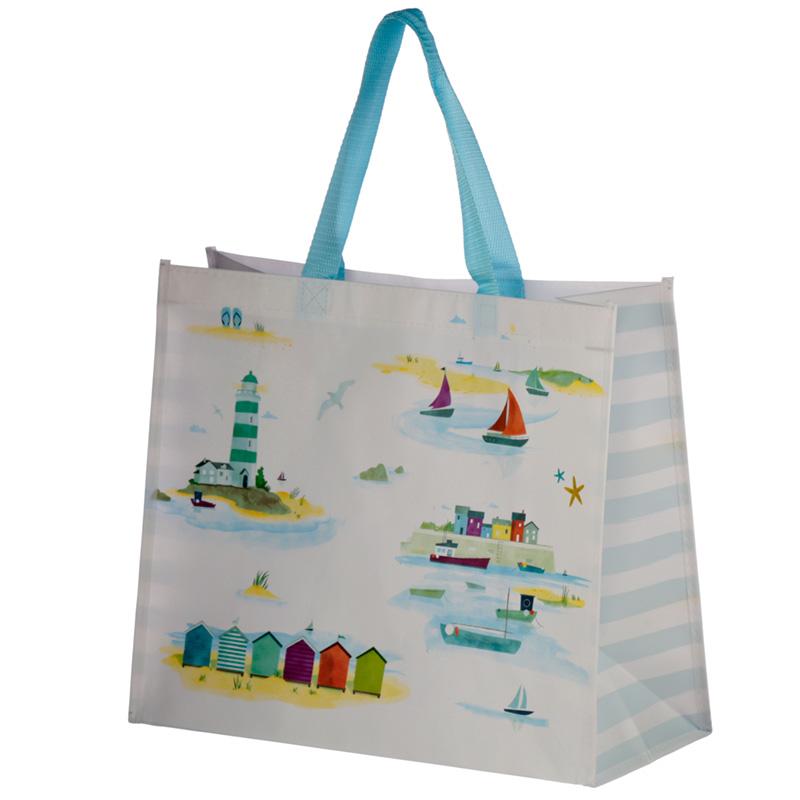 Seaside and Beach Design Durable Reusable Shopping Bag
