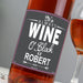 Personalised Wine O'Clock Rose Wine Bottle