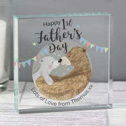 Personalised 1st Father's Day Daddy Bear Gift Plaque