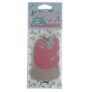 Sloth Design Strawberry Scented Car Air Freshener