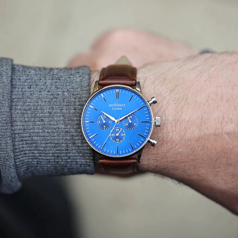 Handwriting Engraving Men's Architect Motivator Watch