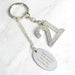 Personalised Free Text Diamante 21st Birthday Keyring