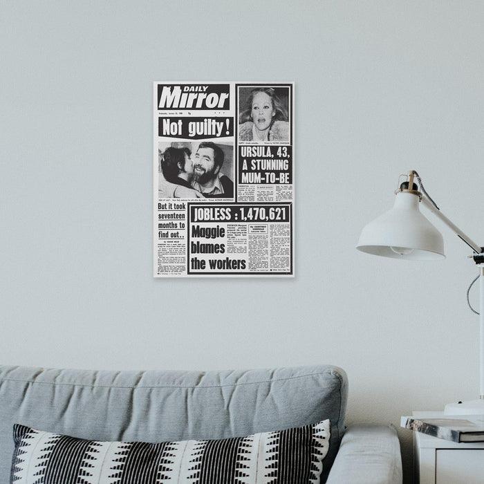 Front Page Newspaper Canvas