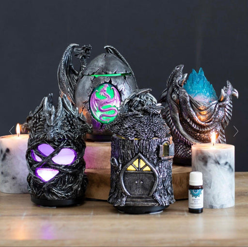 Silver Dragon and Egg Electric Aroma Diffuser