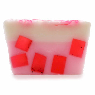 Handmade Funky Soap Slice - Raspberry Compote - Approx 115g