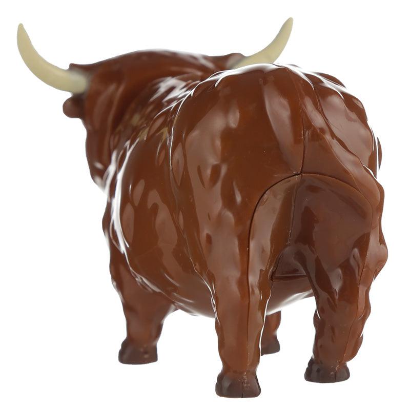 Highland Coo Cow Solar Powered Dashboard Wobbler Toy