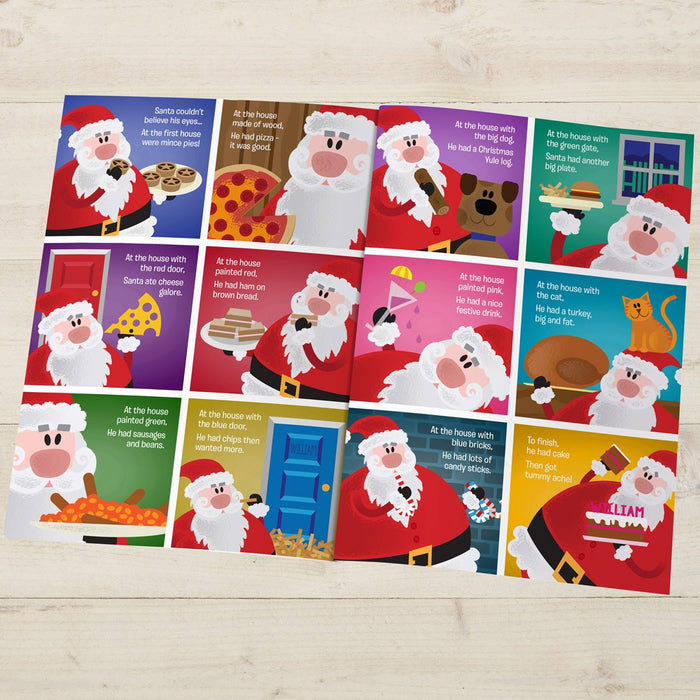 Personalised When Santa Got Stuck Up The Chimney Christmas Book - Myhappymoments.co.uk