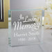 Personalised In Loving Memory Large Crystal Token - Myhappymoments.co.uk