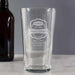 Personalised Classic Pint Glass - Myhappymoments.co.uk