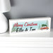 Personalised 'Driving Home For Christmas' Wooden Block Sign
