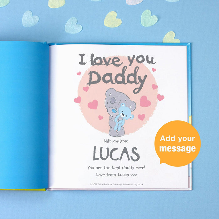 Personalised Tiny Tatty Teddy I Love You Daddy Book