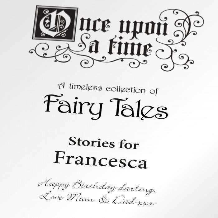Personalised Fairy Tales Book - Myhappymoments.co.uk