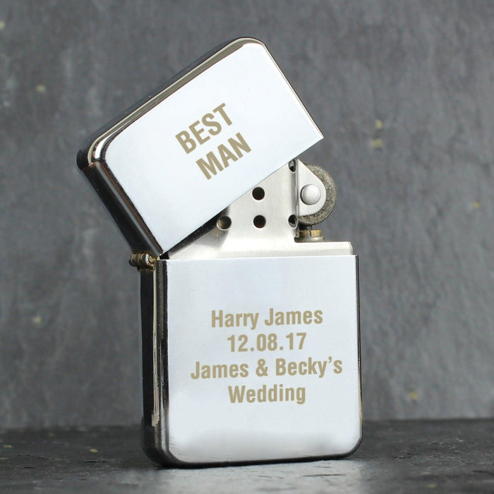 Personalised Silver Lighter