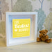 Personalised The Bestest Mummy Metal Wall Art Box Frame