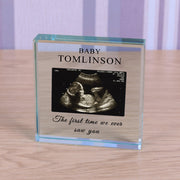 Baby Scan Photo Gift Plaque - First Time We Ever Saw You 