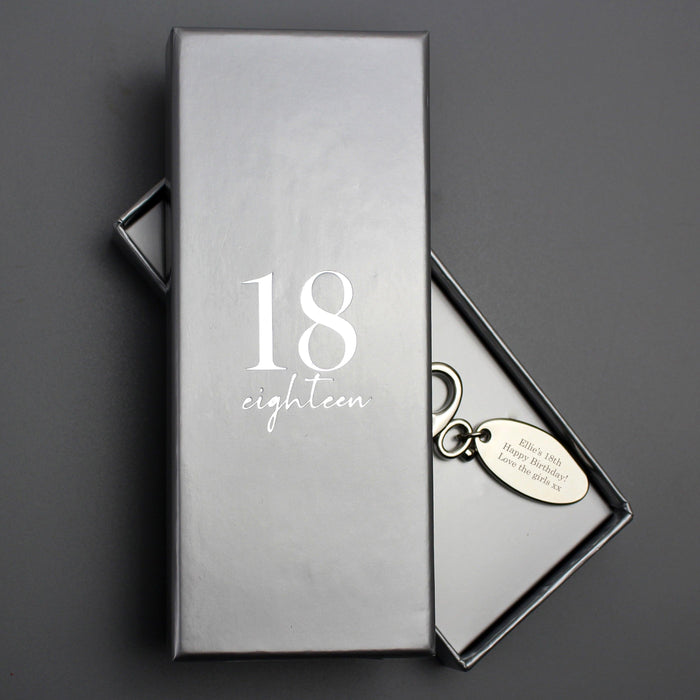Personalised 18th Birthday Key