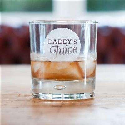 Daddy's Juice Whisky Glass - Myhappymoments.co.uk