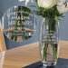 Personalised Classic Glass Vase - Myhappymoments.co.uk
