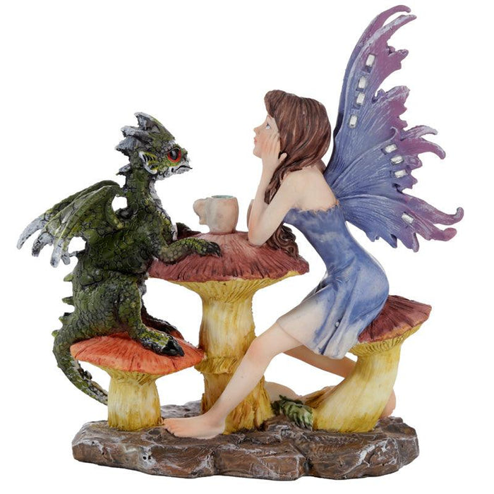 Woodland Spirit Fairy Figurine - Dragon Tea Party