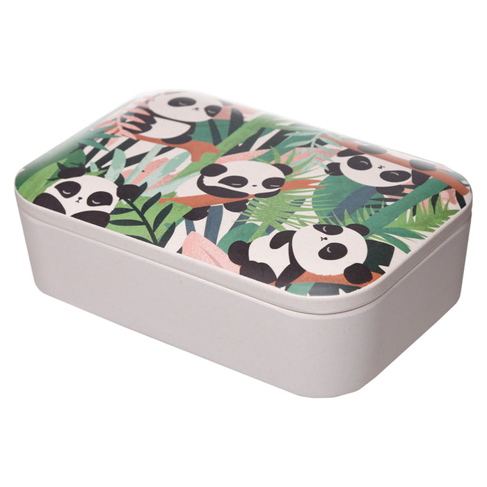 Panda Bamboo Eco Friendly Lunch Box