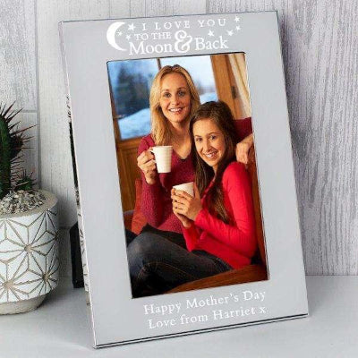Personalised I Love You To The Moon And Back Photo Frame 4x6