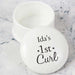 Personalised 1st Curl Ceramic Trinket Keepsake Box - Myhappymoments.co.uk