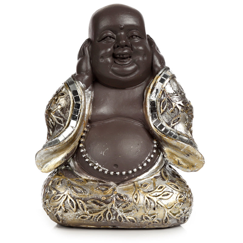 Set of 3 Chinese Buddha Figurines - Speak No See No Hear No Evil