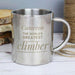 Personalised 'Any Message' Outdoor Camping Metal Mug - Myhappymoments.co.uk