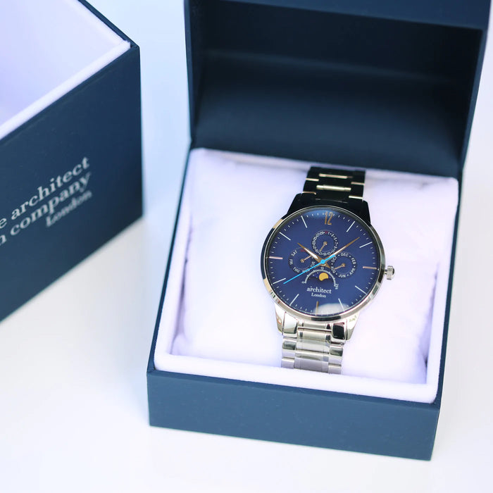 Personalised Men's Architect Apollo Blue Watch