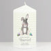 Personalised Easter Bunny Pillar Candle - Myhappymoments.co.uk