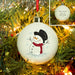 Personalised Traditional Snowman Bauble