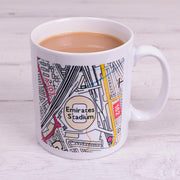 Football Stadium Map Mug