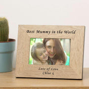 Personalised Best Mummy In The World Photo Frame