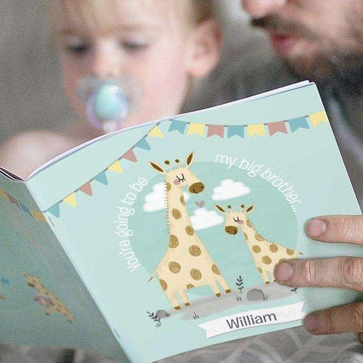 Personalised Big Brother Sibling Story Book - Myhappymoments.co.uk