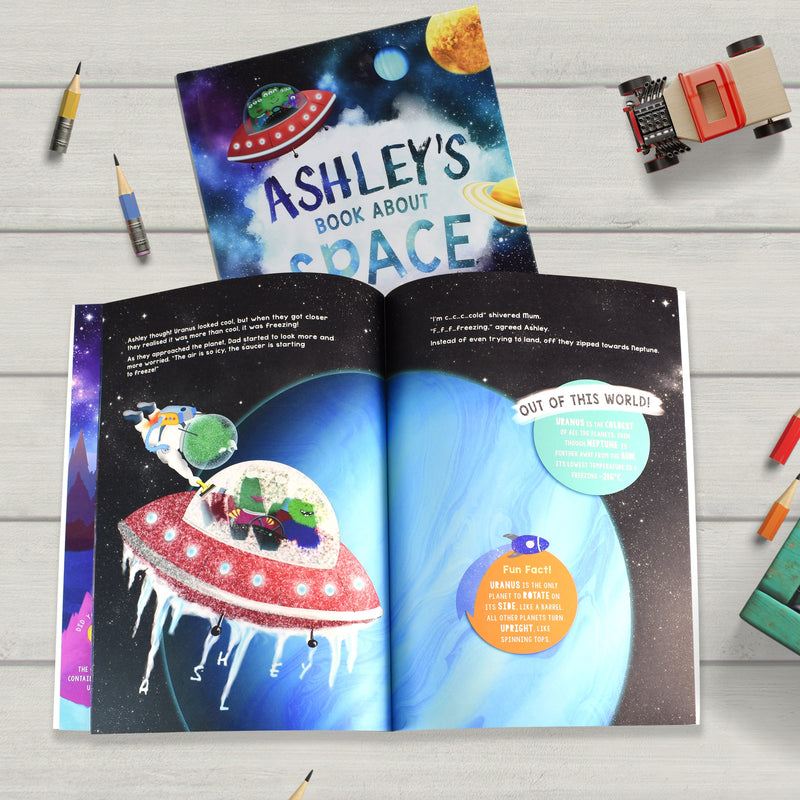 Personalised My Book About Space - Myhappymoments.co.uk