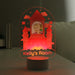 Personalised Pink Castle Photo Upload LED Night Light