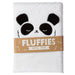 Fluffy Plush Panda Design Notebook 