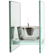 Personalised Diamante Mirrored Glass Tea Light Holder
