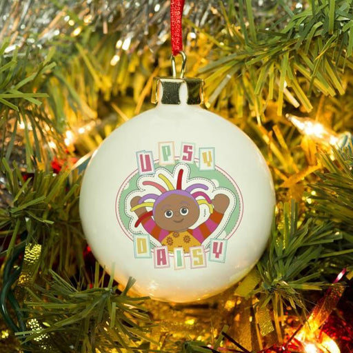 Personalised In The Night Garden Pastel Upsy Daisy Christmas Bauble